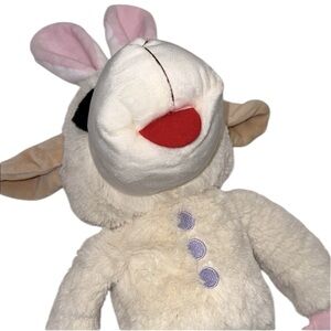 Lamb Chop large Plush Toy with Bunny Ears